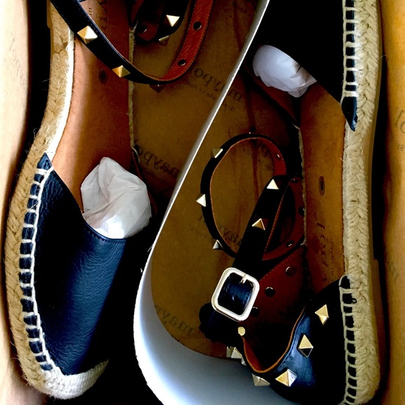 Maypol Shoes - Maypol Studded Rockstud Espadrilles